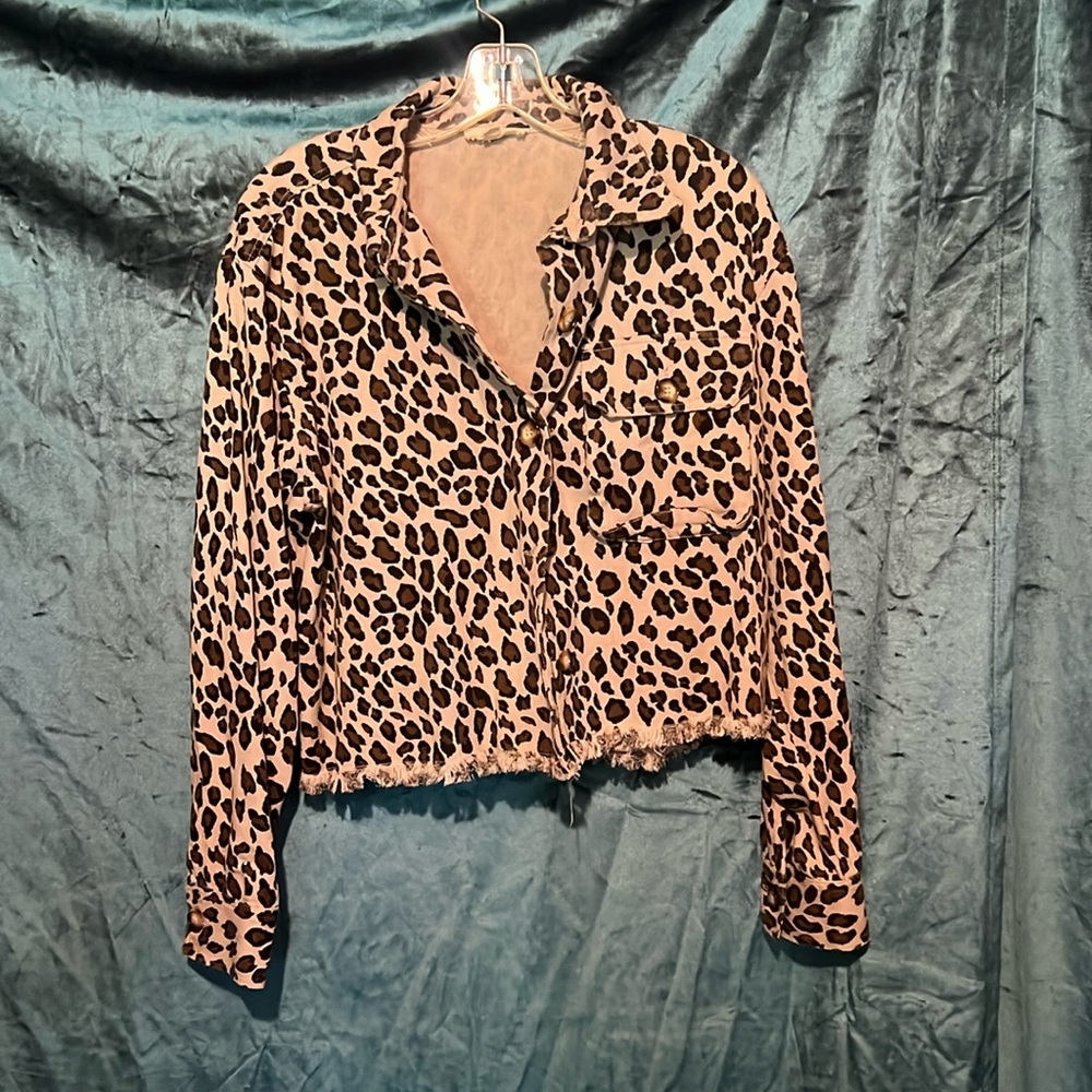 Ee: some Leopaed Jean Jacket
